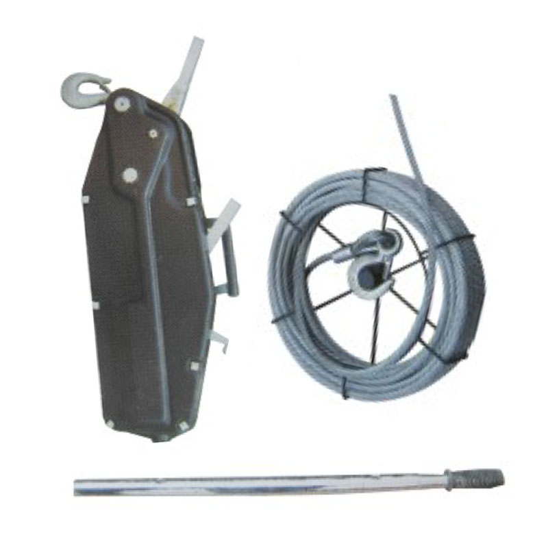 Wire rope manual traction machine
